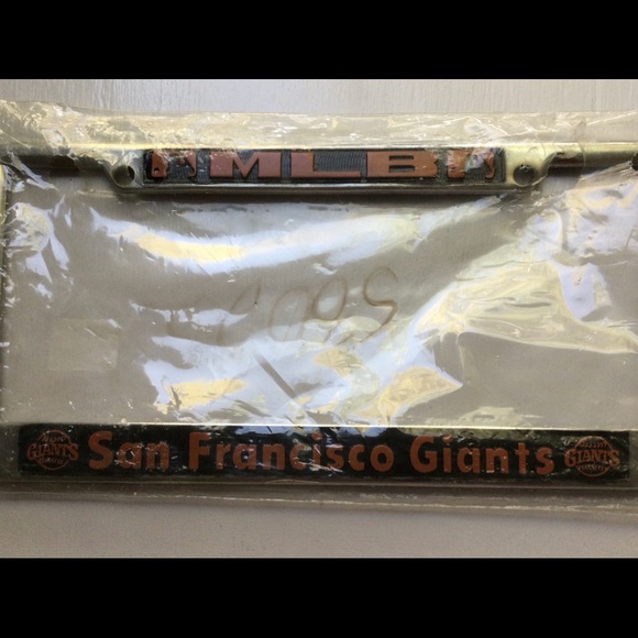 NWOT San Francisco Giants MLB License Plate Frame - Picture 9 of 9